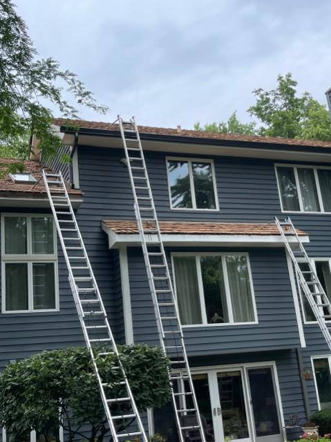 Exterior roofline work